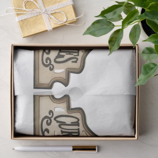 Cabinet of Curiosities & Oddities Sign Tissuepapier (Geschenk)