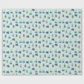 Cabins en Saunas Cadeauverpakking Verpakkingspapie Cadeaupapier (Vlak)