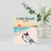 Cable Beach Broome Australië Briefkaart (Staand voorkant)