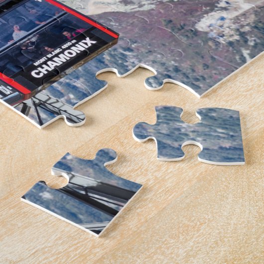 Cable Car Chamonix Mont Blanc Legpuzzel (Zijkant)
