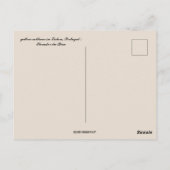 Cable Car in Lissabon Portugal Briefkaart (Achterkant)