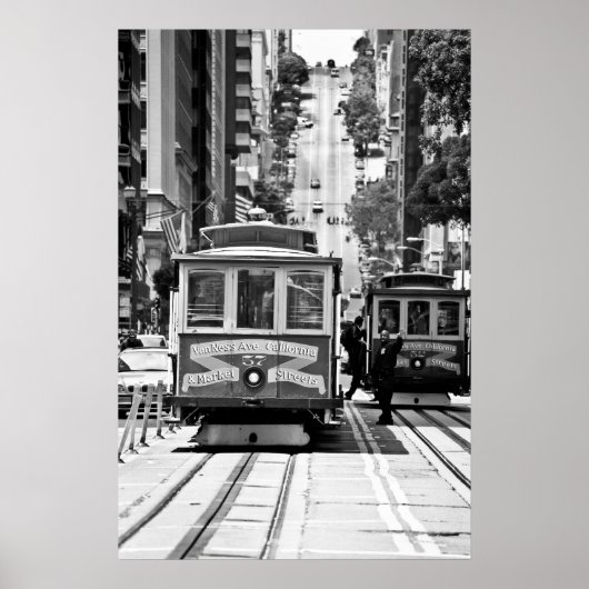 CABLE CAR IN SAN FRANCISCO POSTER (Voorkant)