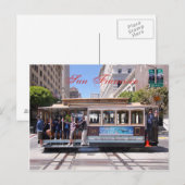 Cable Car of San Francisco Briefkaart (Voorkant / Achterkant)