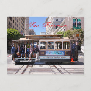 Cable Car of San Francisco Briefkaart