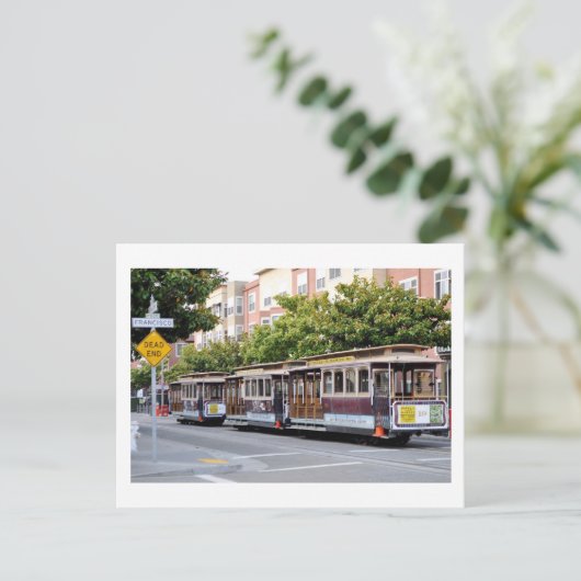 Cable Cars of San Francisco, CA Briefkaart (Staand voorkant)
