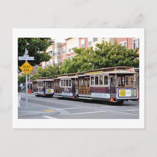 Cable Cars of San Francisco, CA Briefkaart (Voorkant)