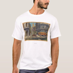 Cable Cars on Market and Powell Street T-shirt
