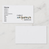 Cable Genius Visitekaartje (Voorkant / Achterkant)