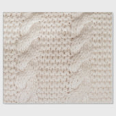 Cable Knit Pattern Cadeaupapier (Vlak)