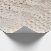 Cable Knit Pattern Cadeaupapier (Hoek)