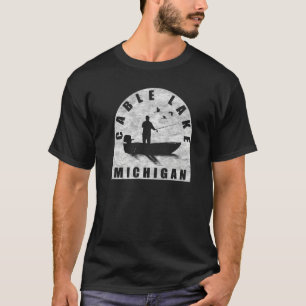 Cable Lake Michigan Vist T-shirt