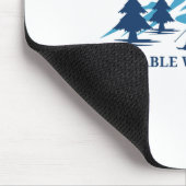 Cable Wisconsin Skigebied Skiën Skiloper  Muismat (Hoek)
