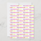 Cabo Bachelorette: Fiesta, Siesta, Tequila, Repeat Kaart (Achterkant)