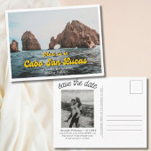 Cabo Bestemming Bruiloft Save the Date Briefkaart