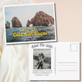 Cabo Bestemming Bruiloft Save the Date Briefkaart