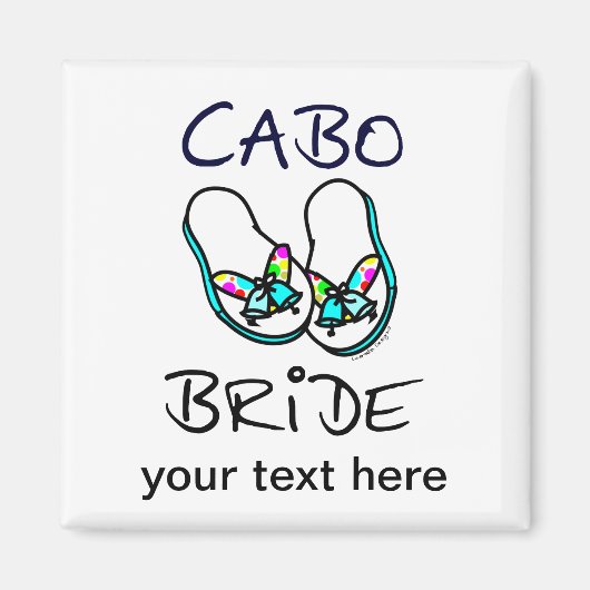 Cabo Bride Magneet (Voorkant)