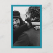 Cabo Bruiloft Uitnodigen Retro RSVP QR Code Enclos Informatiekaartje (Achterkant)