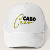 Cabo Crew Cabo San Lucas Vacation Mexico Trucker Pet (Voorkant)