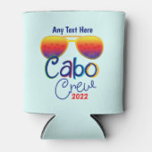 Cabo Crew Vacation Family Honeymoon Girls Group Blikjeskoeler (Voorkant)