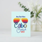 Cabo Crew Vacation Family Honeymoon Girls Group Briefkaart (Staand voorkant)