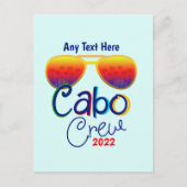 Cabo Crew Vacation Family Honeymoon Girls Group Briefkaart (Voorkant)