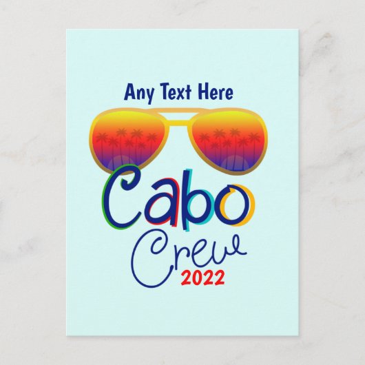 Cabo Crew Vacation Family Honeymoon Girls Group Briefkaart (Voorkant)