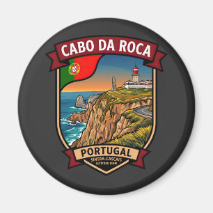 Cabo da Roca meest westelijke punt van Europa Magneet