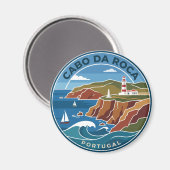 Cabo da Roca Portugal Magneet (Voorkant / Achterkant)