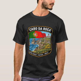 Cabo da Roca Portugal Schitterende Kustweg T-shirt