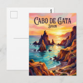 Cabo de Gata Natuurpark Spanje Briefkaart (Voorkant / Achterkant)