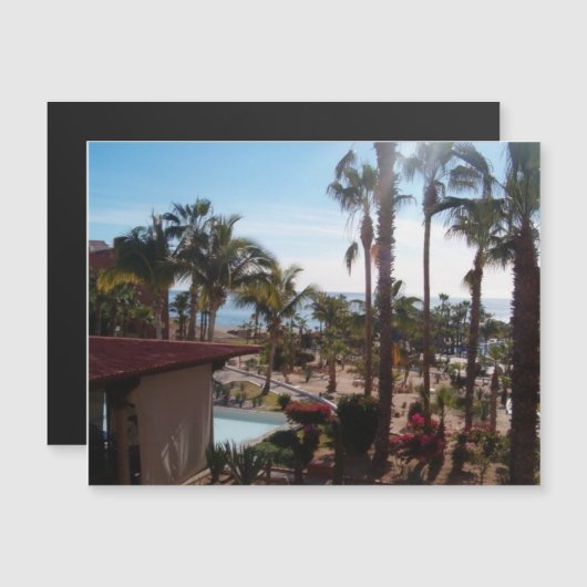 Cabo Hotel room Uitzicht Magnet (Voorkant / Achterkant)