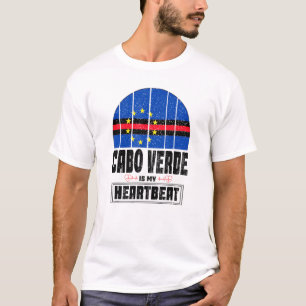 Cabo Kaapverdië is mijn hartslagliefde Kaapverdië  T-shirt