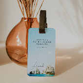 CABO MEXICO Tropical Beach Bachelorette Weekend Bagagelabel