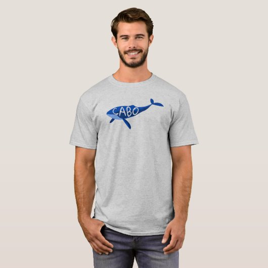 Cabo Mexico Whale T-shirt (Voorkant volledig)