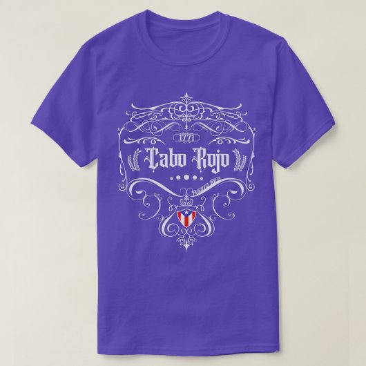 Cabo Rojo ontwerp T-shirt (Design voorkant)