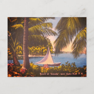 Cabo Rojo, Puerto Rico - Beach at Joyuda Briefkaart