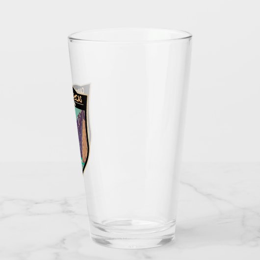 Cabo San Lucas Arch Mexico Retro Noodcirkel Glas (Links)