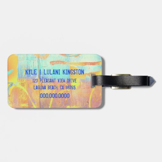 CABO SAN LUCAS-Bagagelabel Bagagelabel (Achterkant horizontaal)