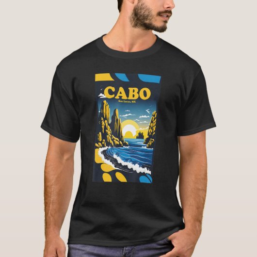 Cabo San Lucas Baja California Mexico Souvenir T-shirt (Voorkant)