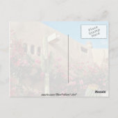 Cabo San Lucas, Baja, Mexicaanse bloemen Briefkaart (Achterkant)