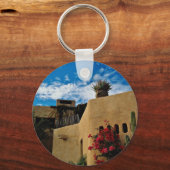 Cabo San Lucas, Baja, Mexicaanse bloemen Sleutelhanger (Voorkant)