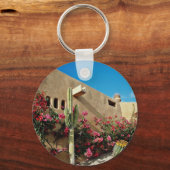 Cabo San Lucas, Baja, Mexicaanse bloemen Sleutelhanger (Voorkant)