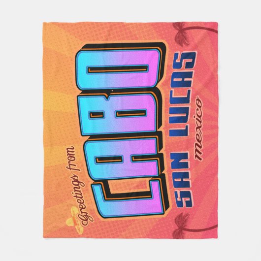 Cabo San Lucas Baja Mexico Deken (Voorkant)