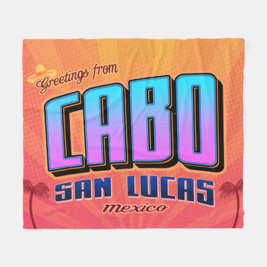 Cabo San Lucas Baja Mexico Deken (Voorkant (Horizontaal))