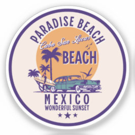 Cabo San Lucas Beach Mexico | Paradise Beach Sticker