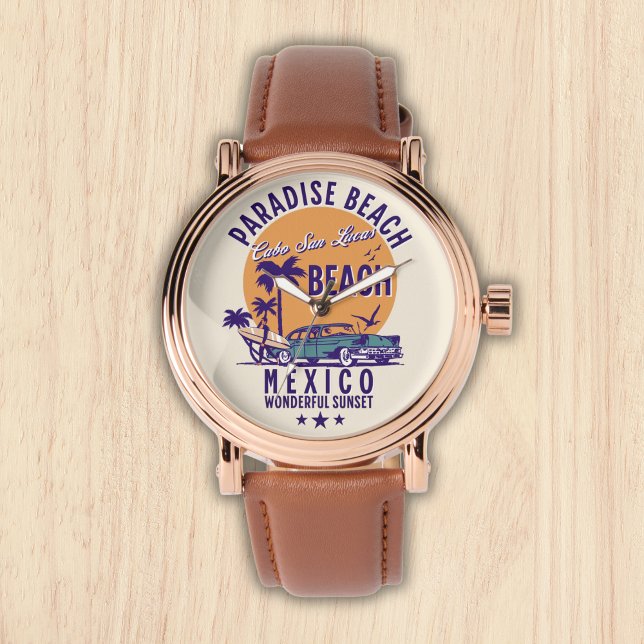 Cabo San Lucas Beach Mexico | Tropical Adventure Horloge (Creator heeft geüpload)