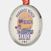 Cabo San Lucas Beach Mexico | Tropical Beach Metalen Ornament (Links)