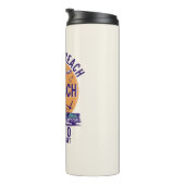 Cabo San Lucas Beach Mexico | Vintage Sunset Thermosbeker (Geroteerd rechts)