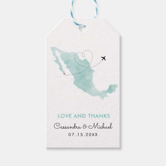 Cabo San Lucas | Bestemmingsweddenschap | Dank u w Cadeaulabel (Voorkant)