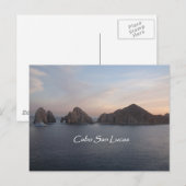 Cabo San Lucas bij Sunset Briefkaart (Voorkant / Achterkant)